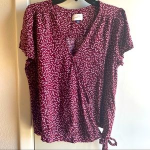 Universal Threads Maroon Blouse